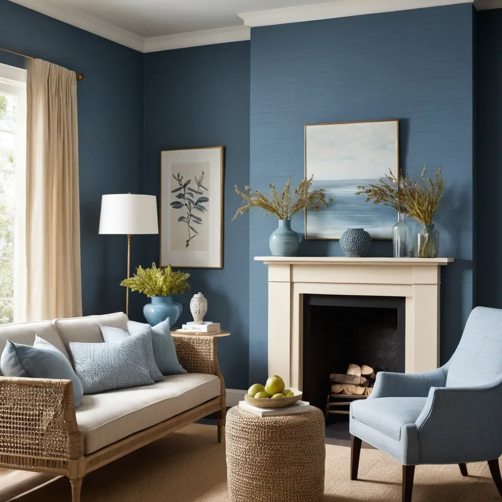 Blue Accent Wall