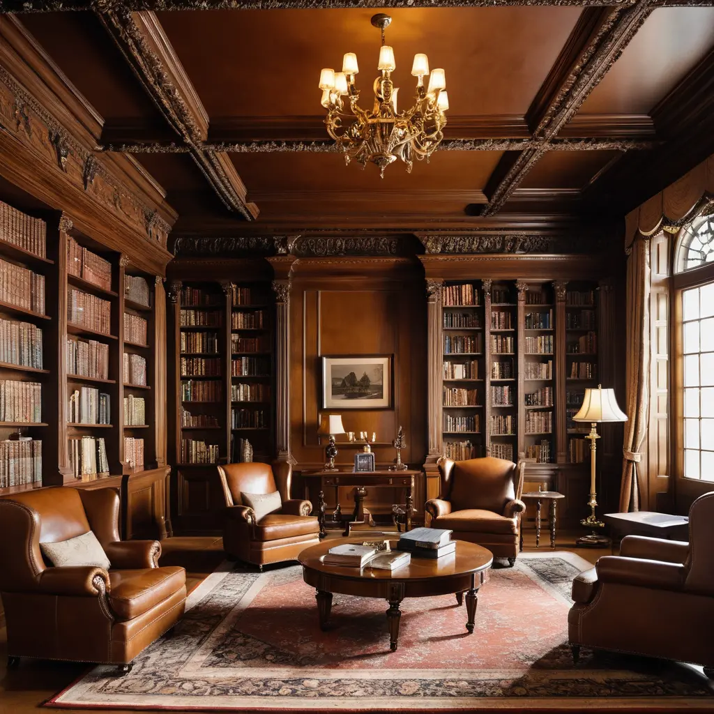 Classic Elegance in Library Room Design