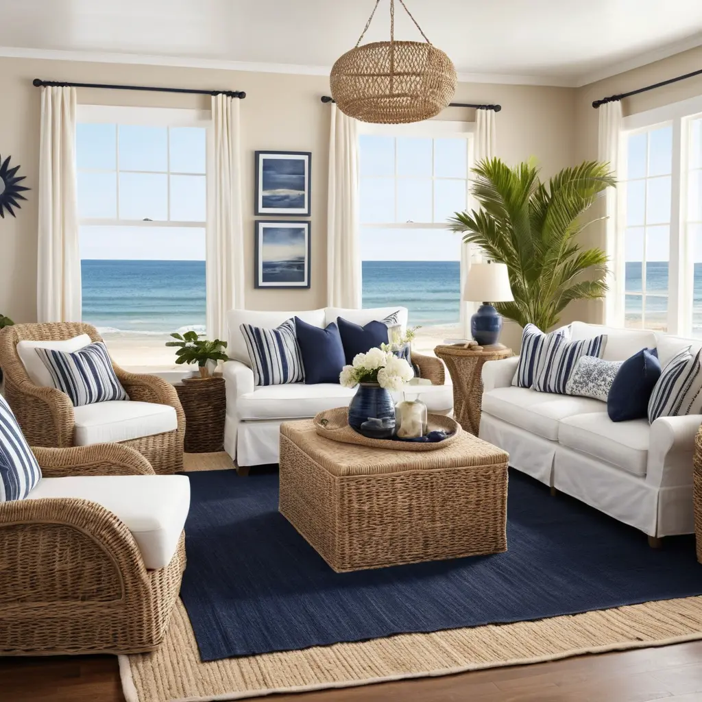 Coastal Vibes with Natural Elements