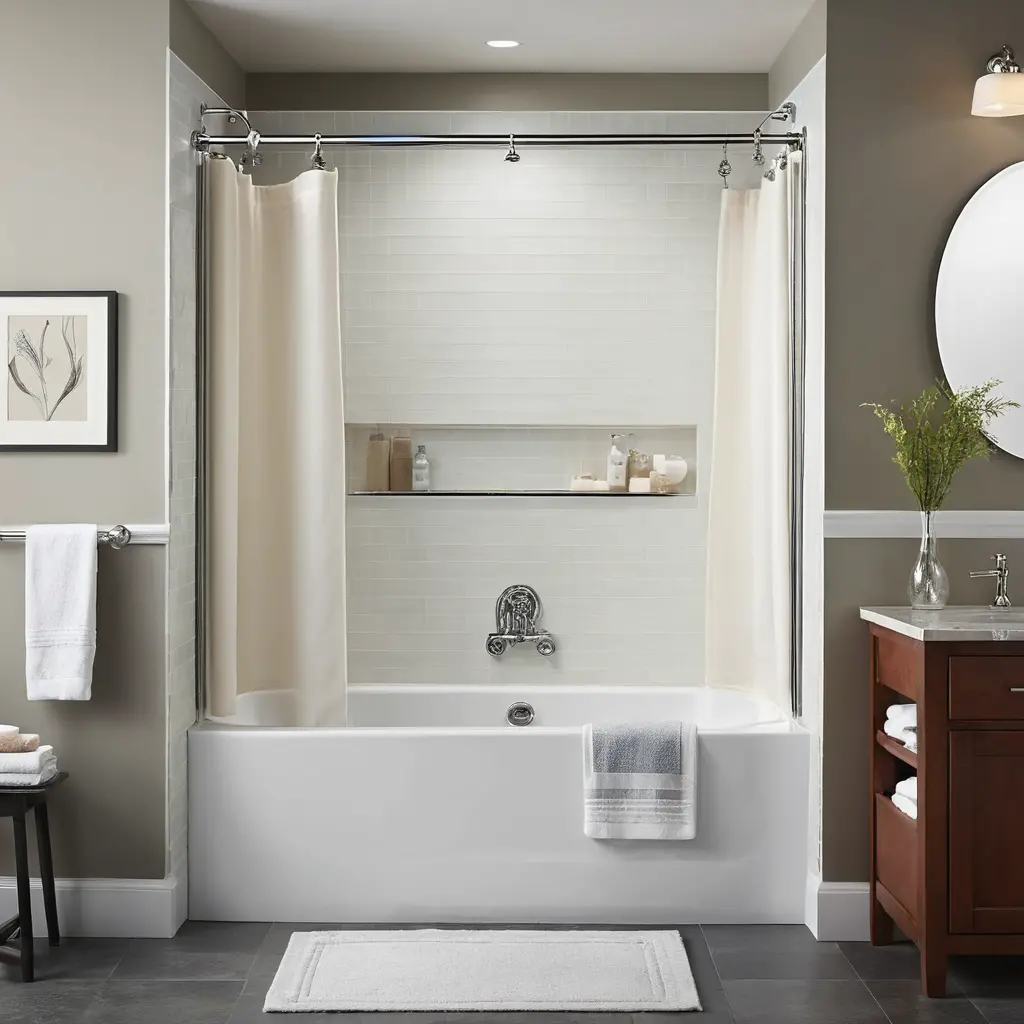 Combined Shower/Bathtub