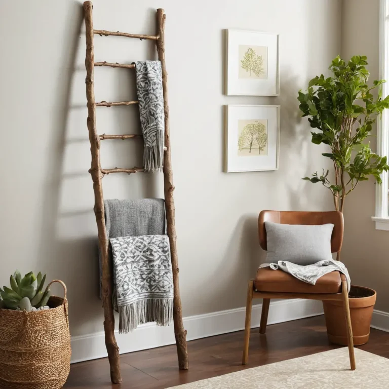 DIY Branch Ladder