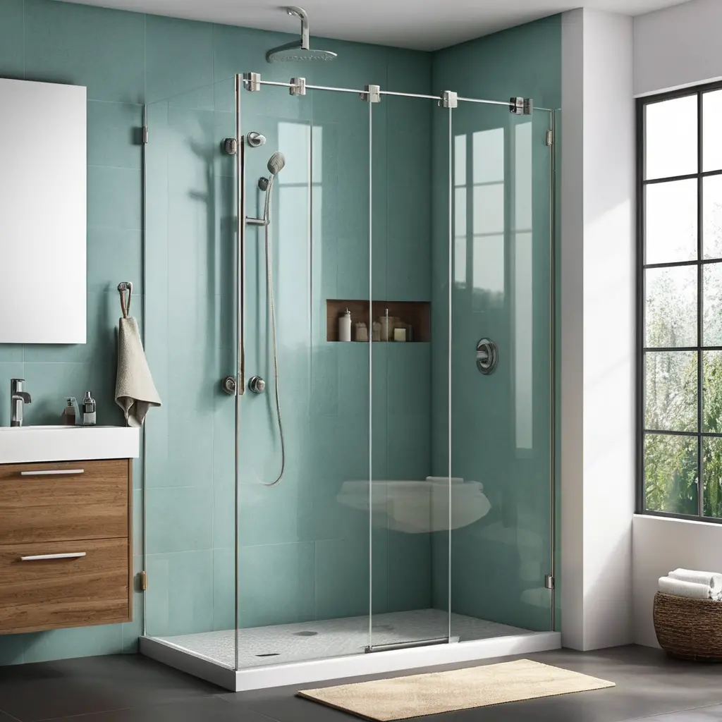 Glass Shower Partition