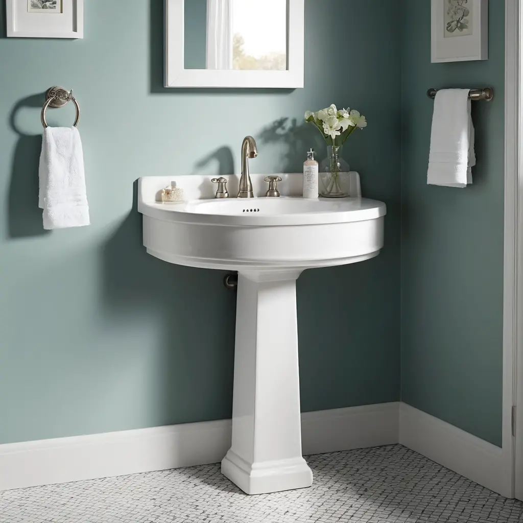 Pedestal or Corner Sink