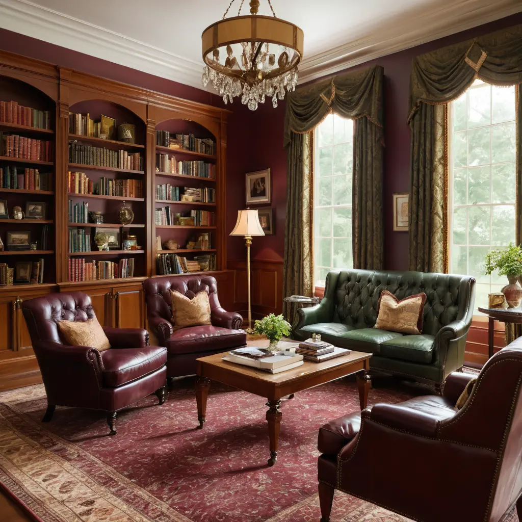 Traditional Library Room Design