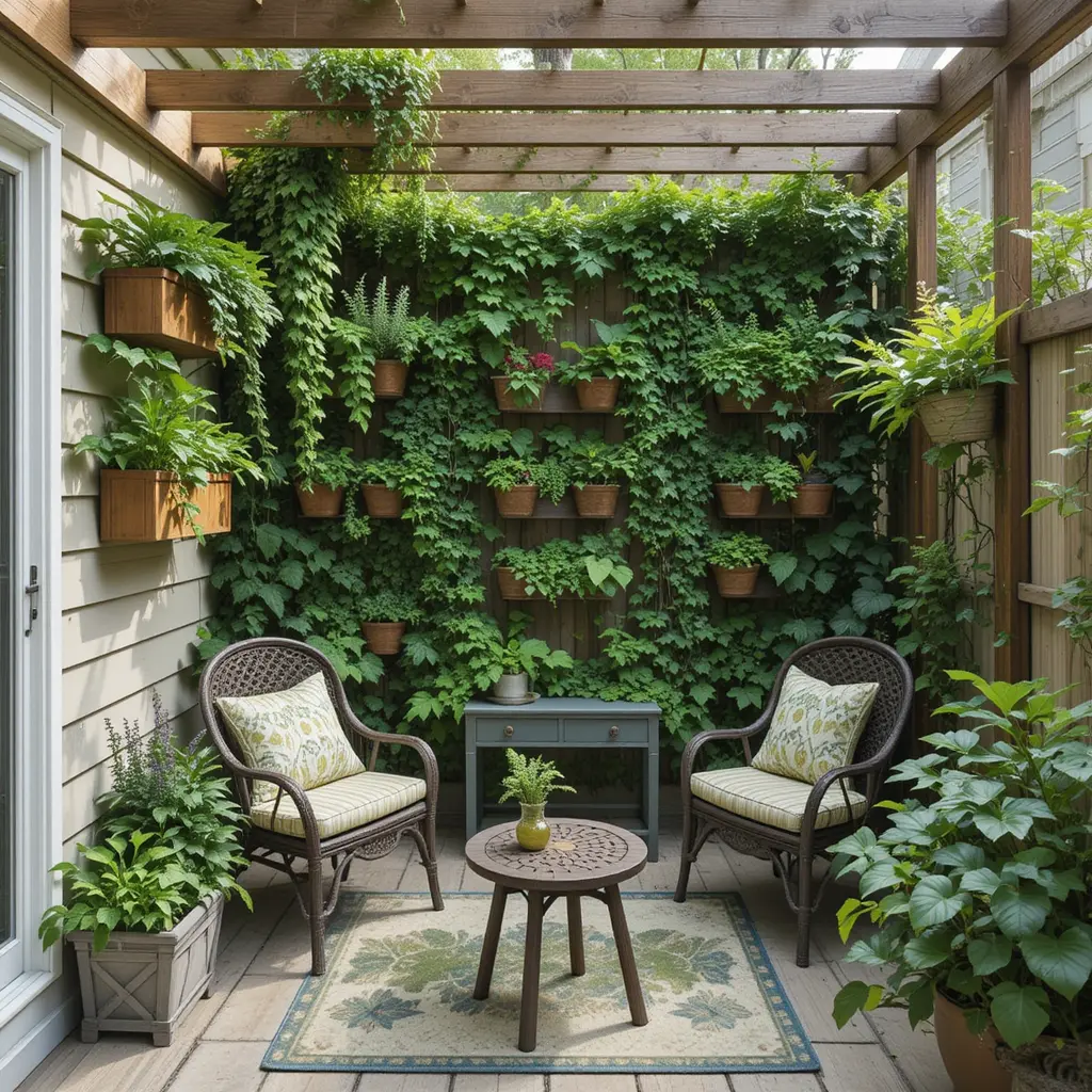 Add Vertical Garden Planters for a Green Oasis