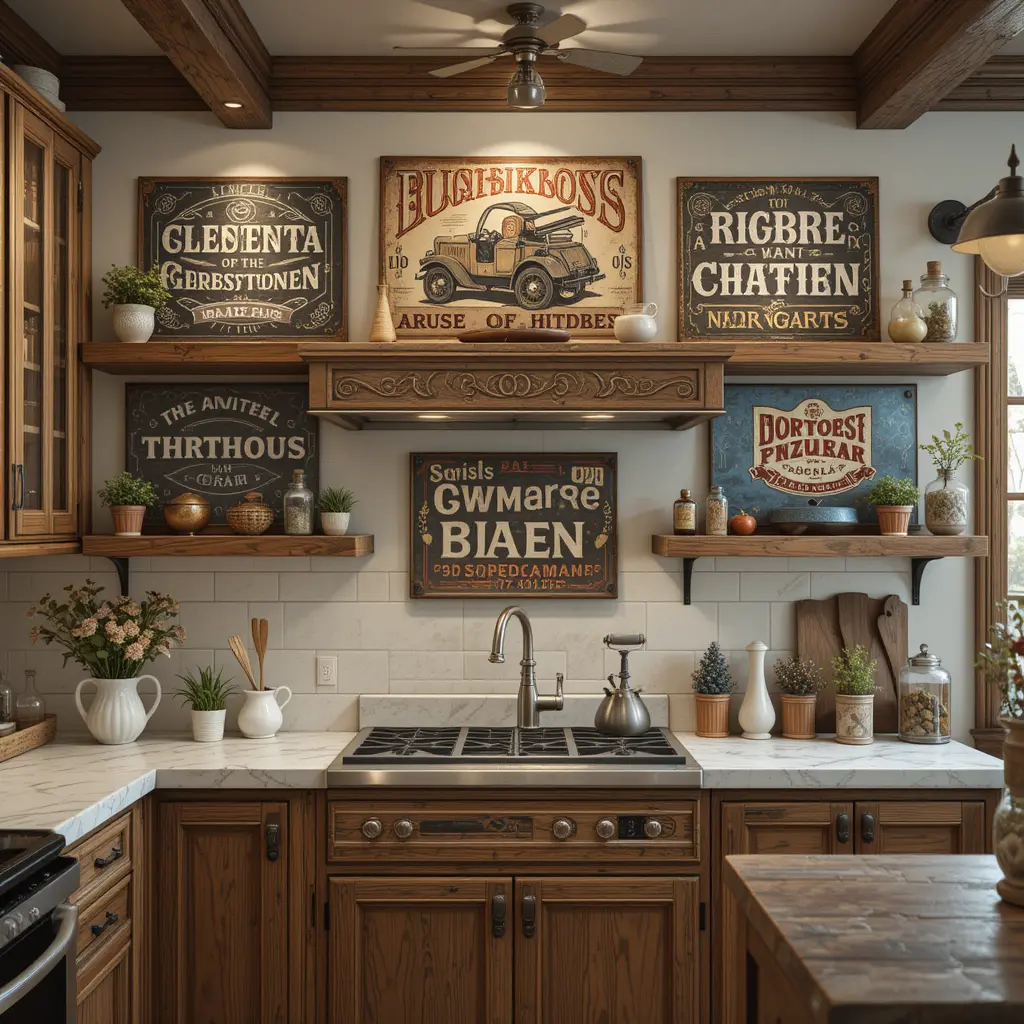 Add a Touch of Farmhouse Style with Tin Signs