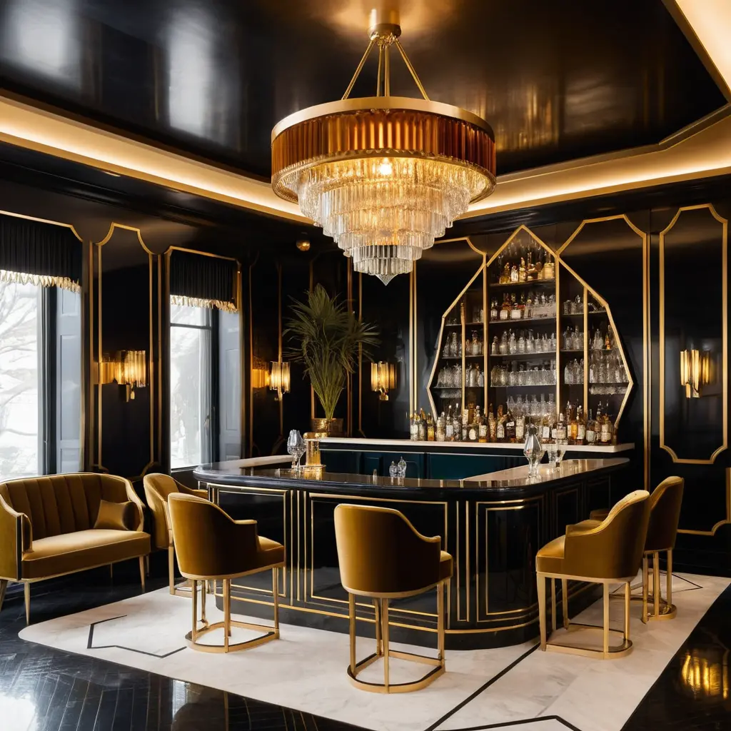 Art Deco Whisky Bar