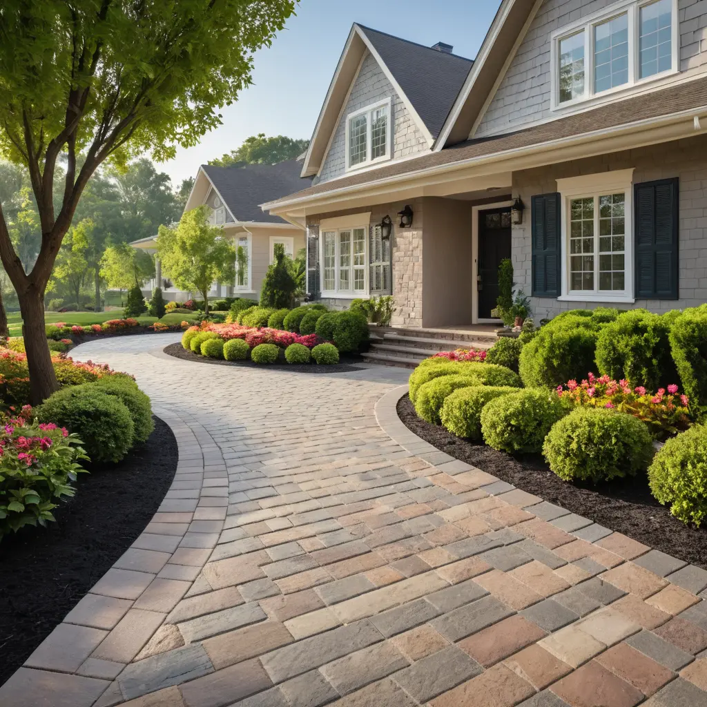 Beautiful Paver Walkway