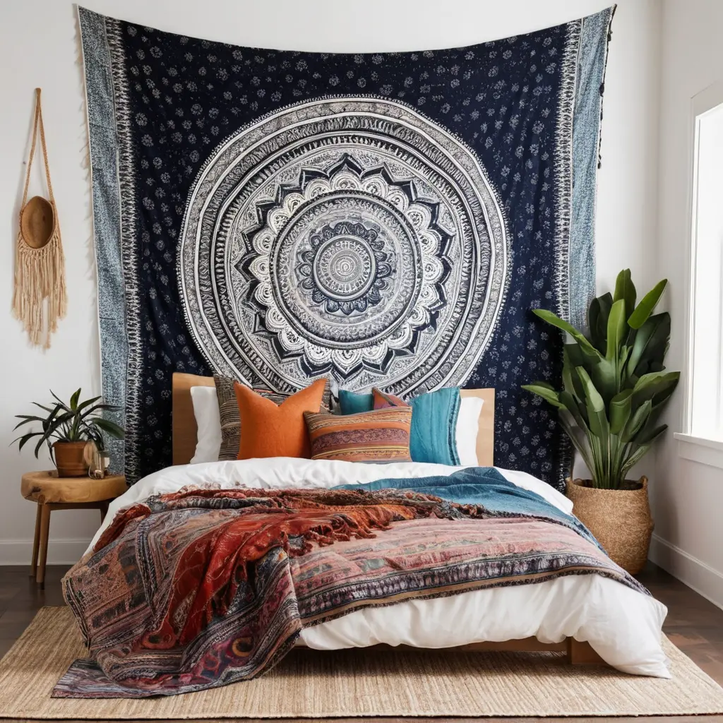 Bold, Eclectic Wall Tapestries