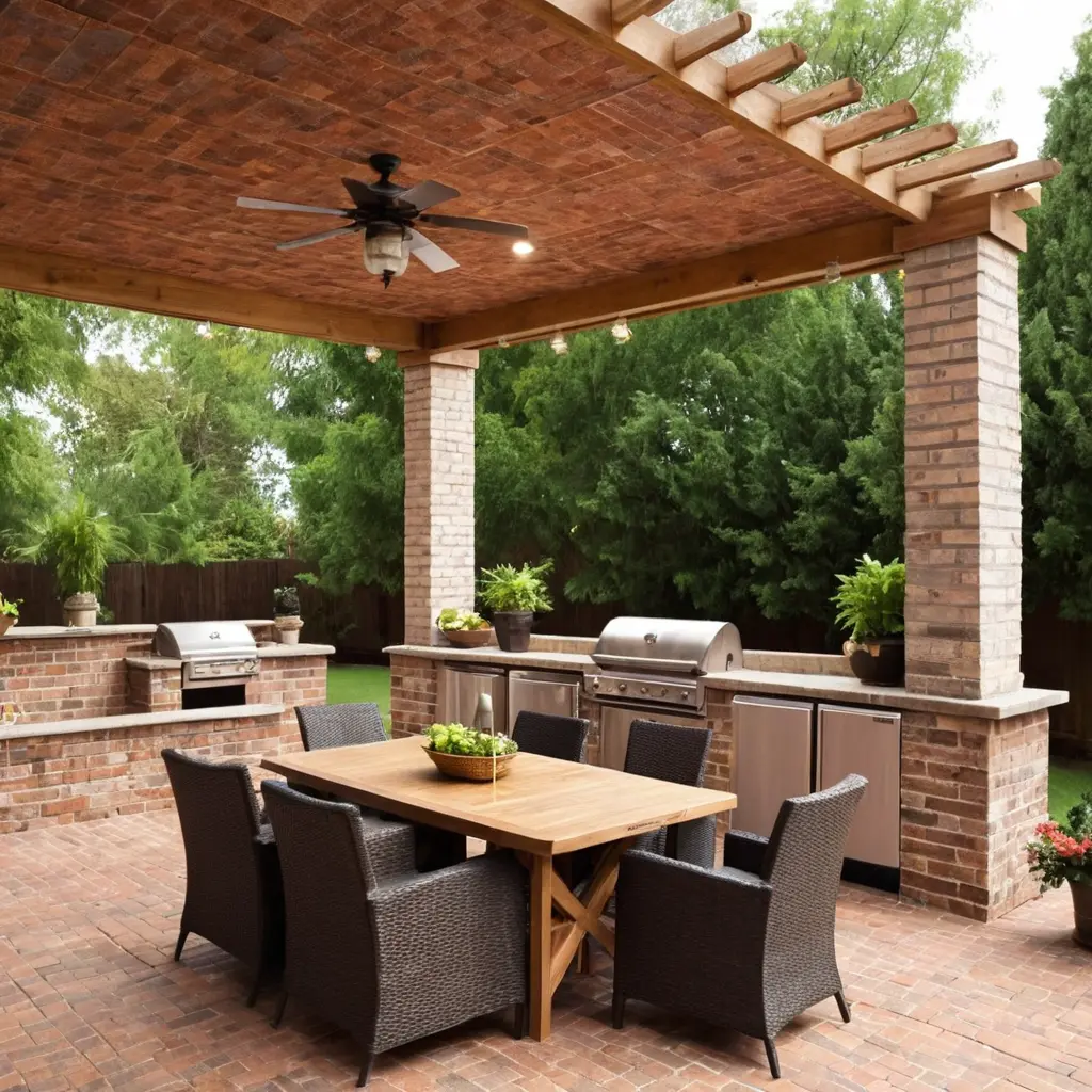 Brick or Stone Patio Covers