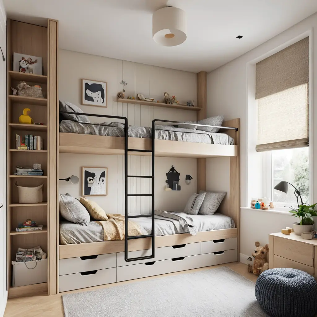 Bunk Beds to Save Space and Add Fun