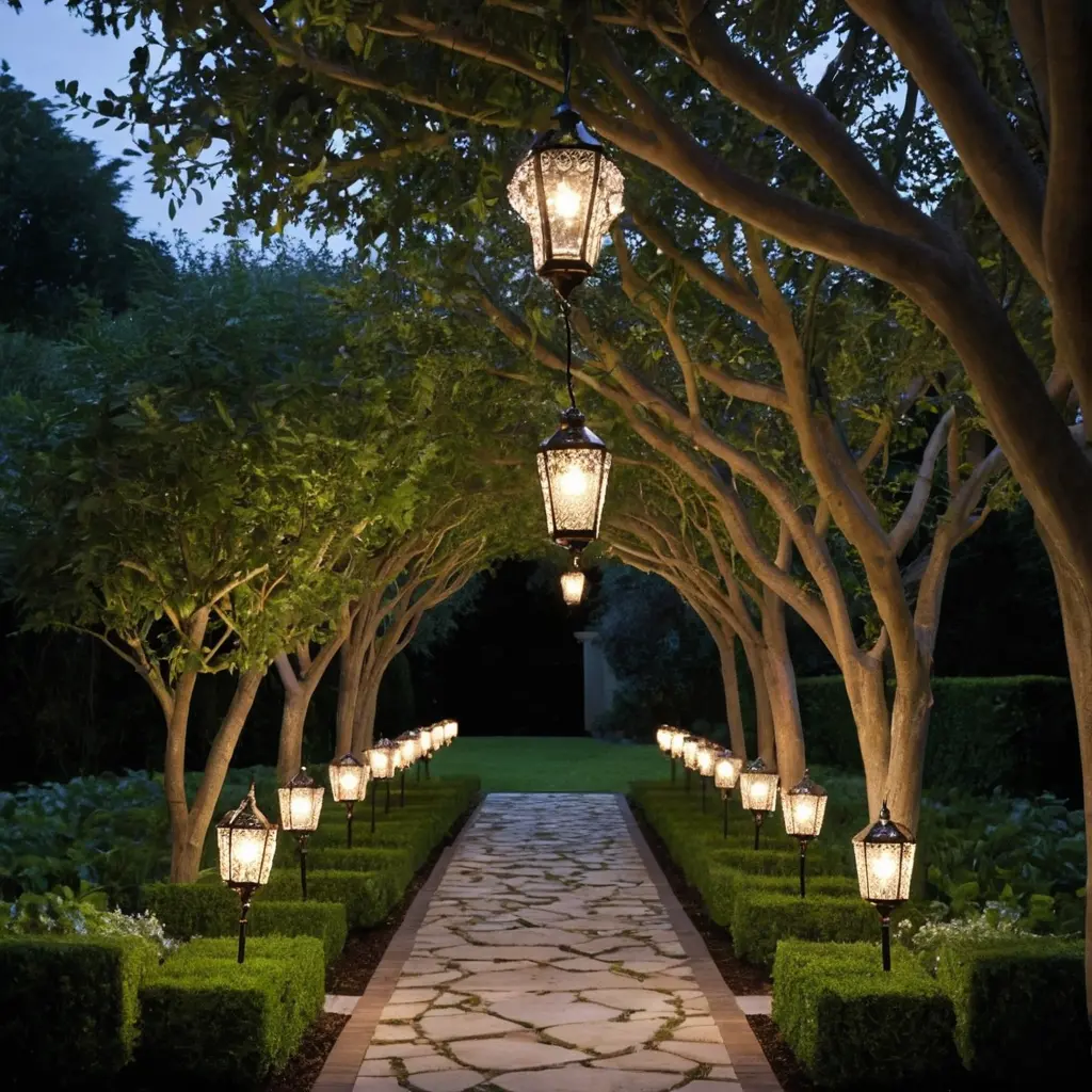 Chandelier Pathway Lights for Glamorous Lighting