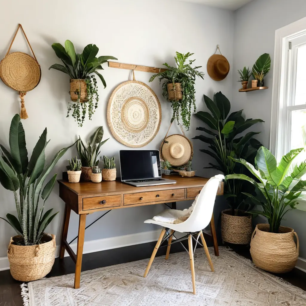 Chic Boho Desk Nook