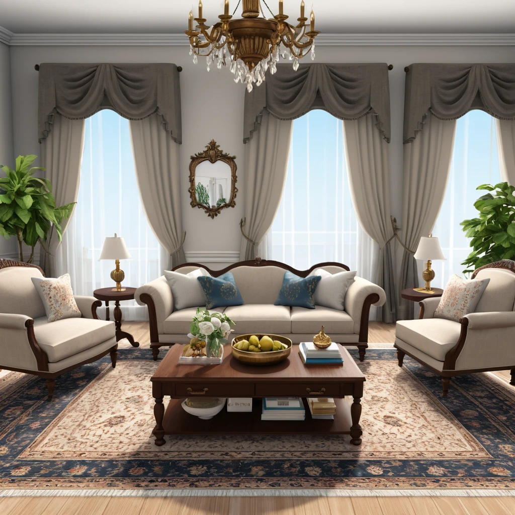 Classic Traditional Living Room