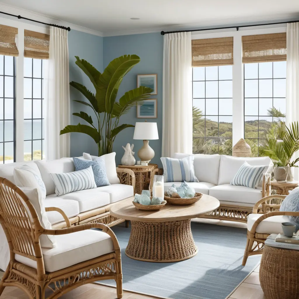 Coastal Chic Living Room