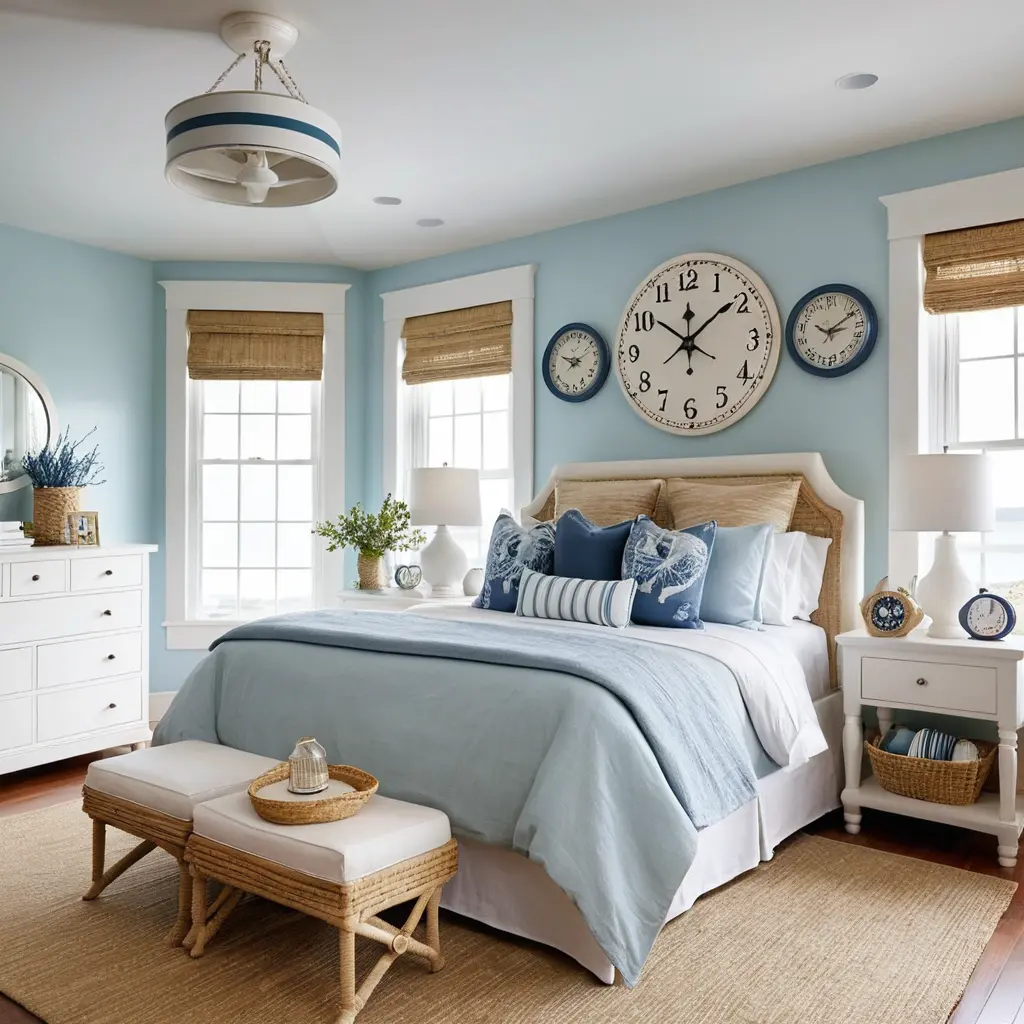 Coastal-Inspired Wall Clocks