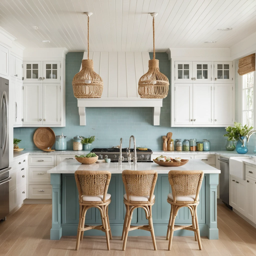 Coastal-Inspired White Oak Cabinets for a Beachy Vibe