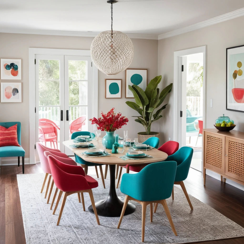 Colorful Dining Chairs