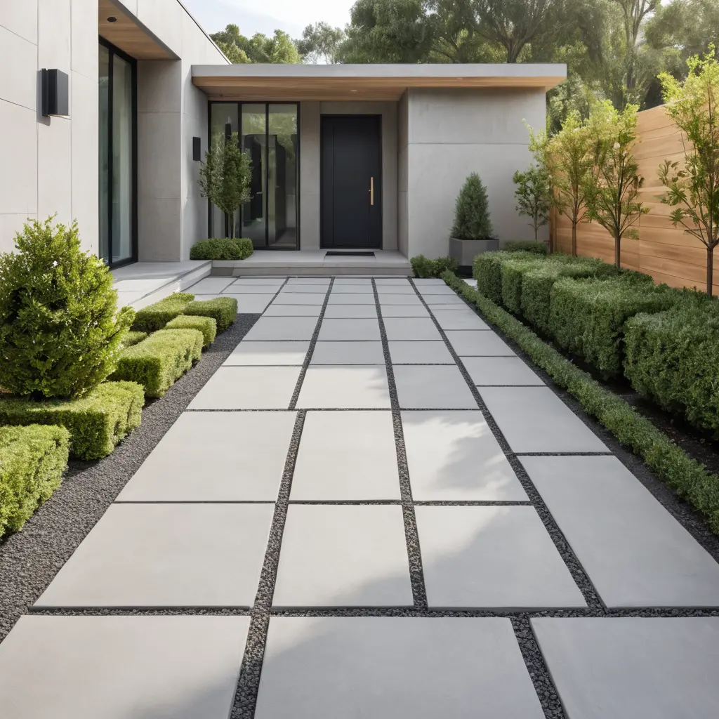 Concrete Paver Walkway