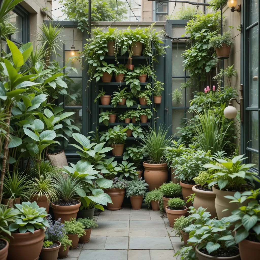 Create an Urban Jungle with Potted Plants and Greenery