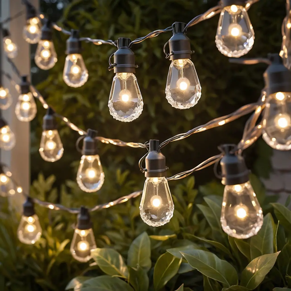 Crystal Drop String Lights