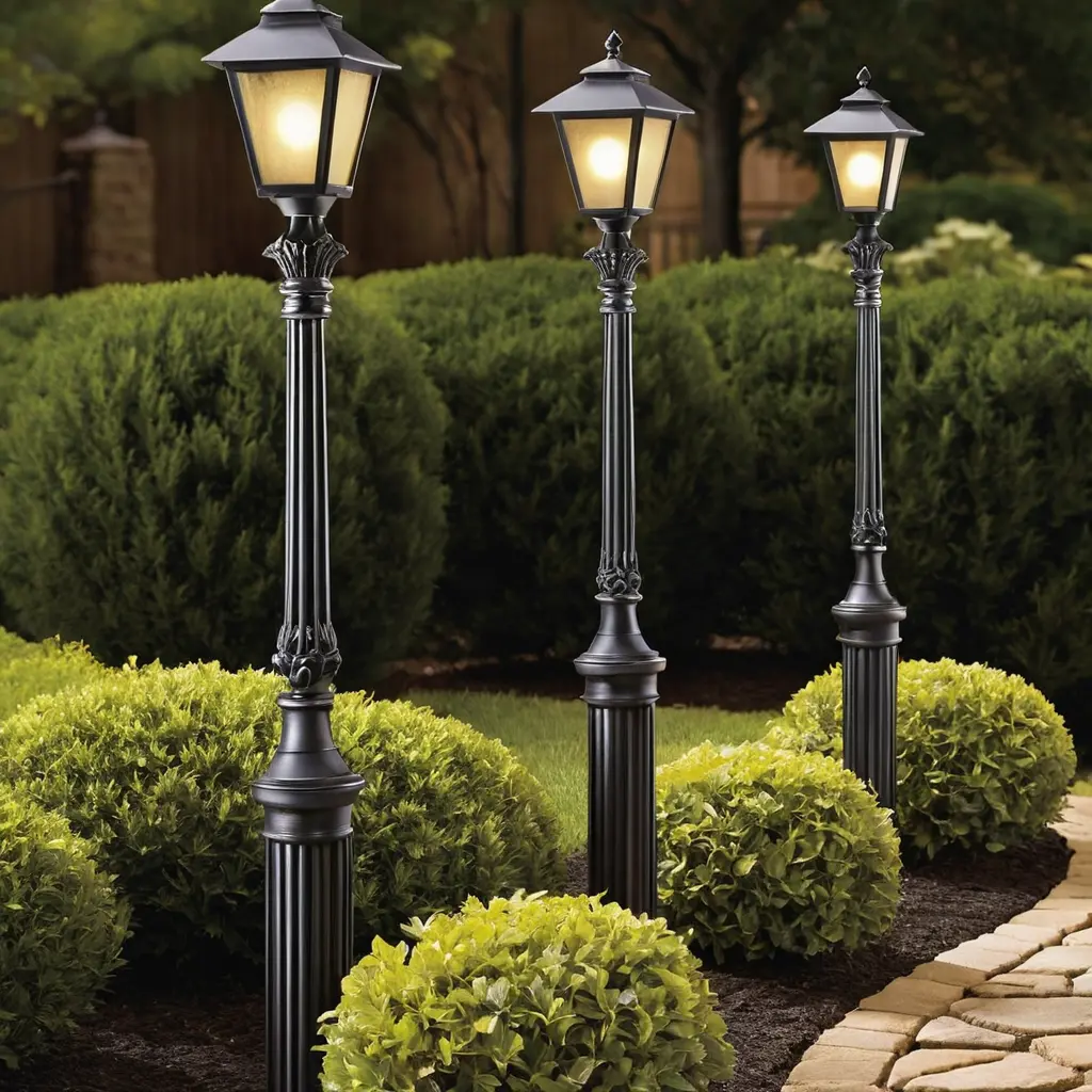 Decorative Post Lights for Old-World Charm