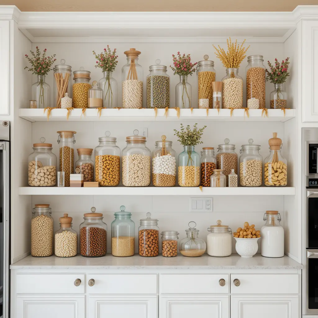 Display Decorative Jars and Canisters