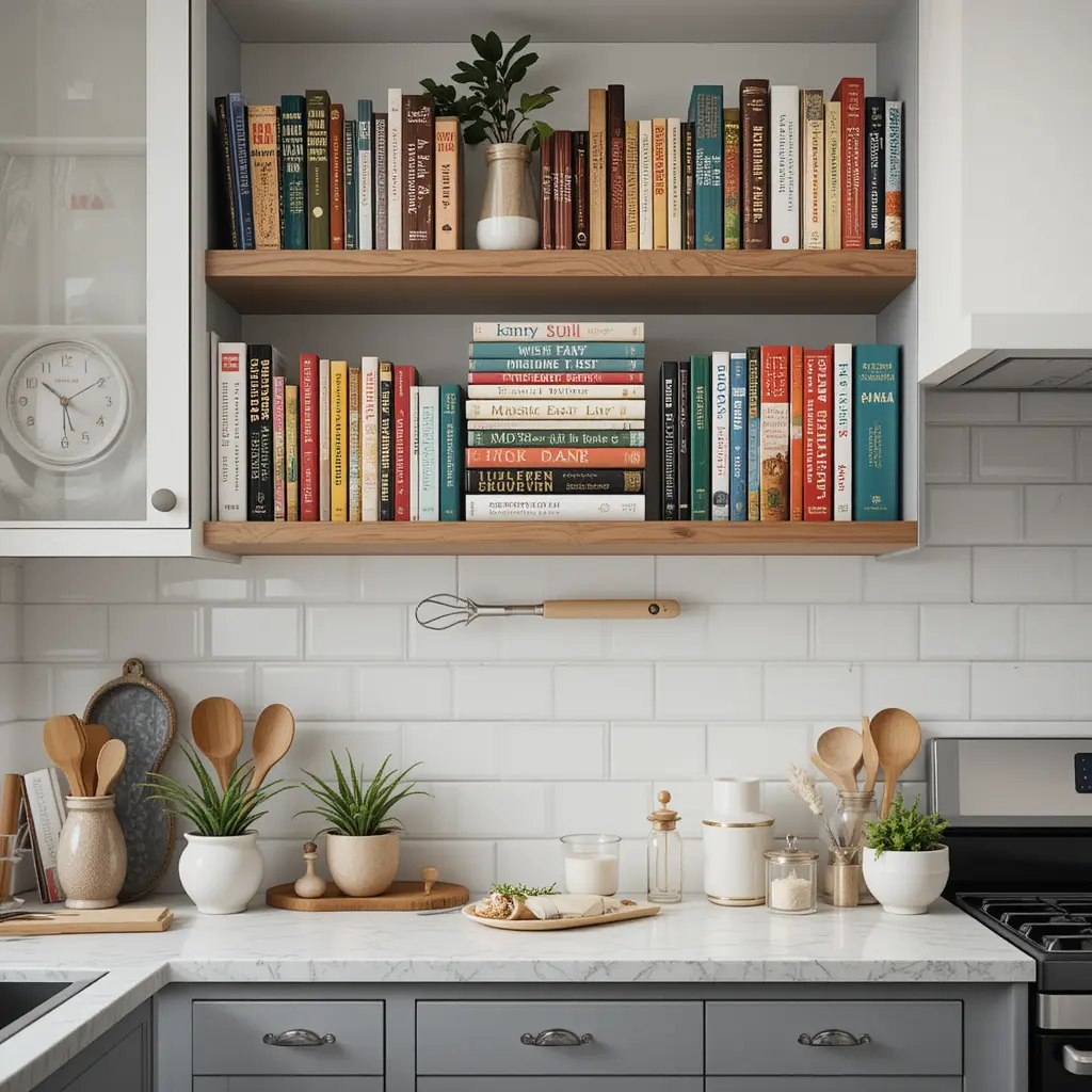 Display Your Favorite Cookbooks in Style