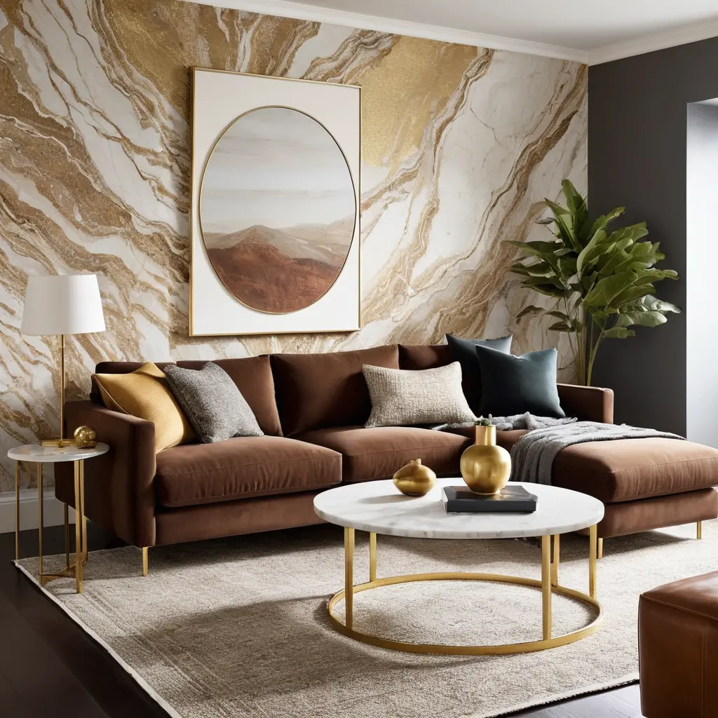 Earthy Luxe with Natural Stone Decor