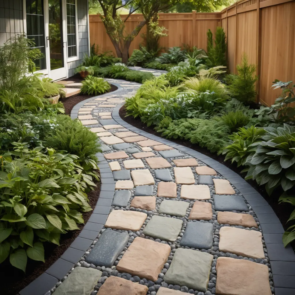 Eco-Friendly Paver Walkway