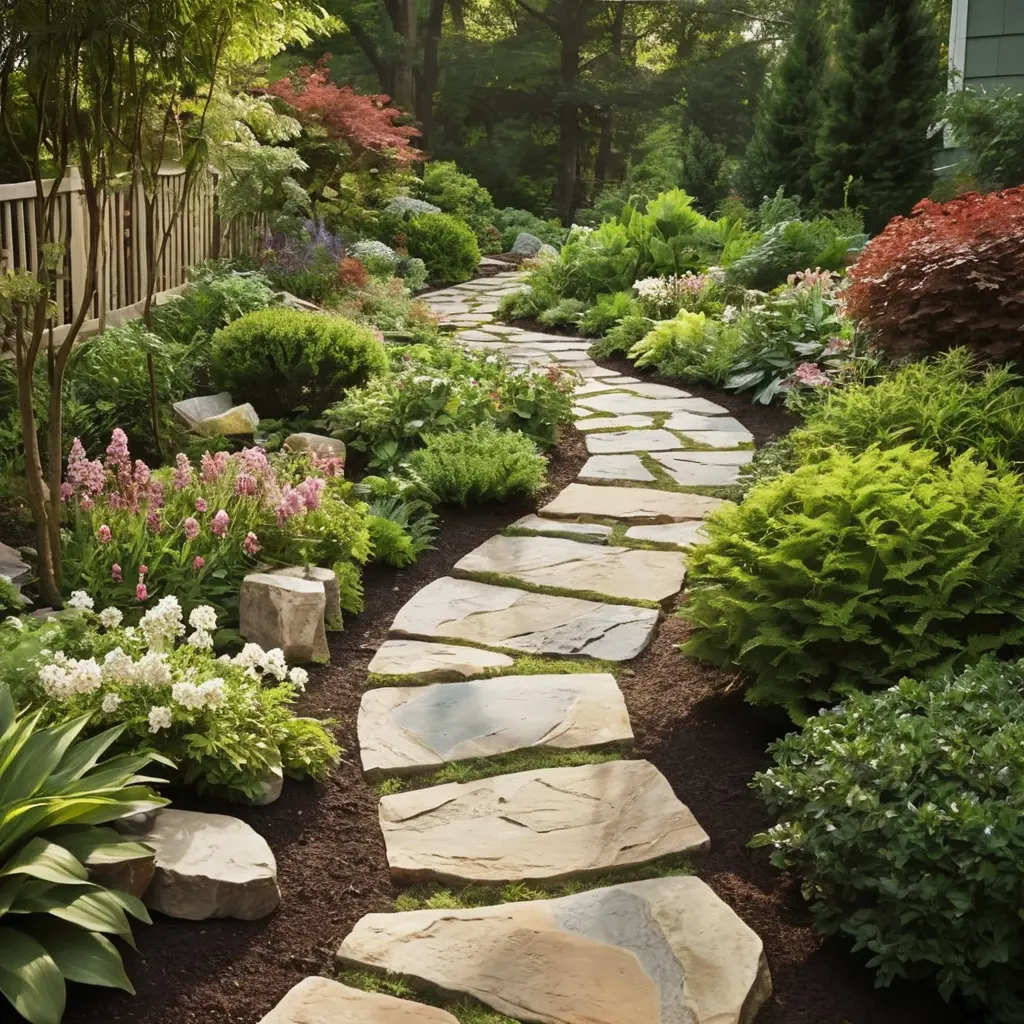 Fieldstone Paver Walkway