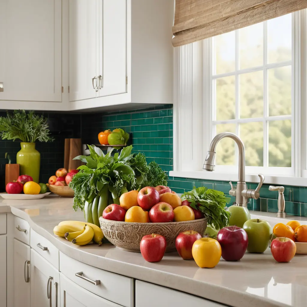 Fresh Fruit and Vegetable Arrangement