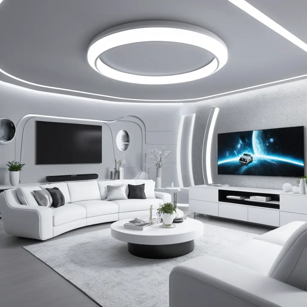 Futuristic Living Room Design