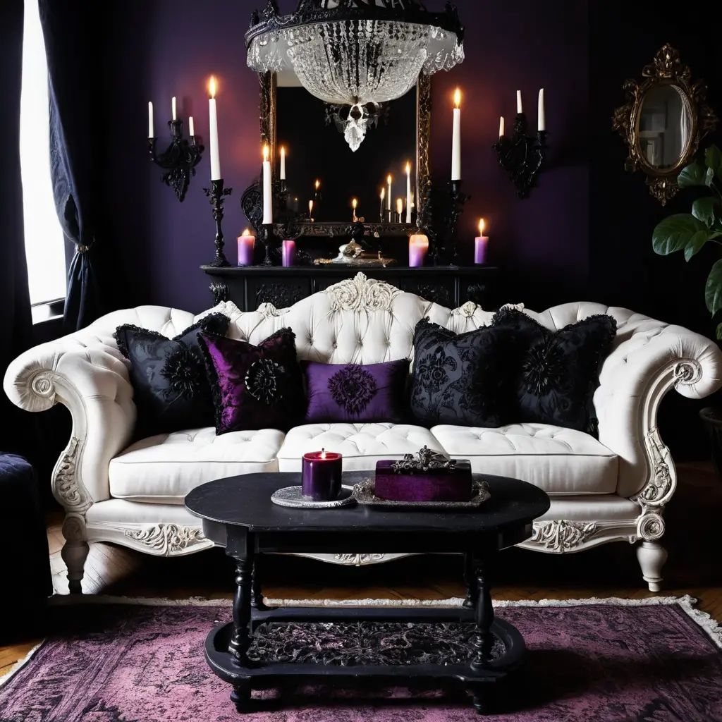 Gothic Elegance with Dark Accents