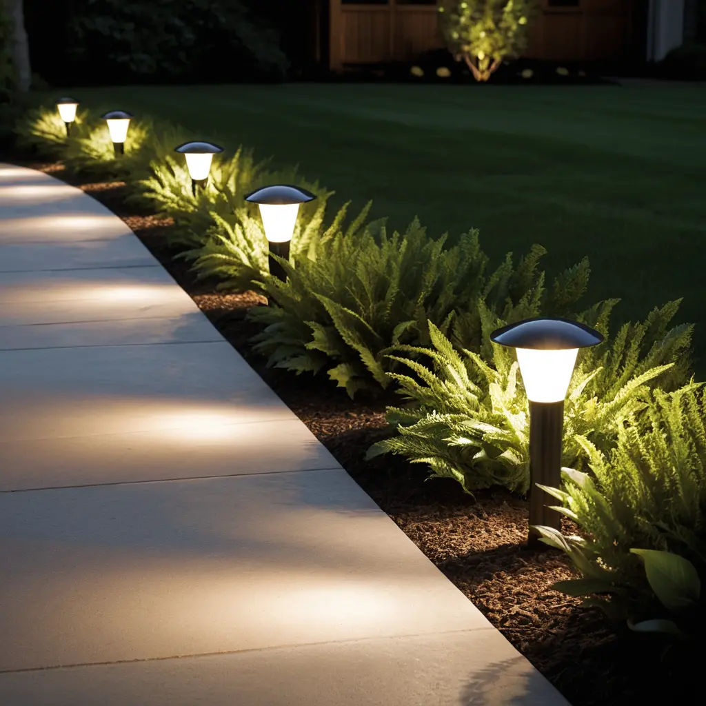 In-Ground Recessed Pathway Lights for Subtle Elegance