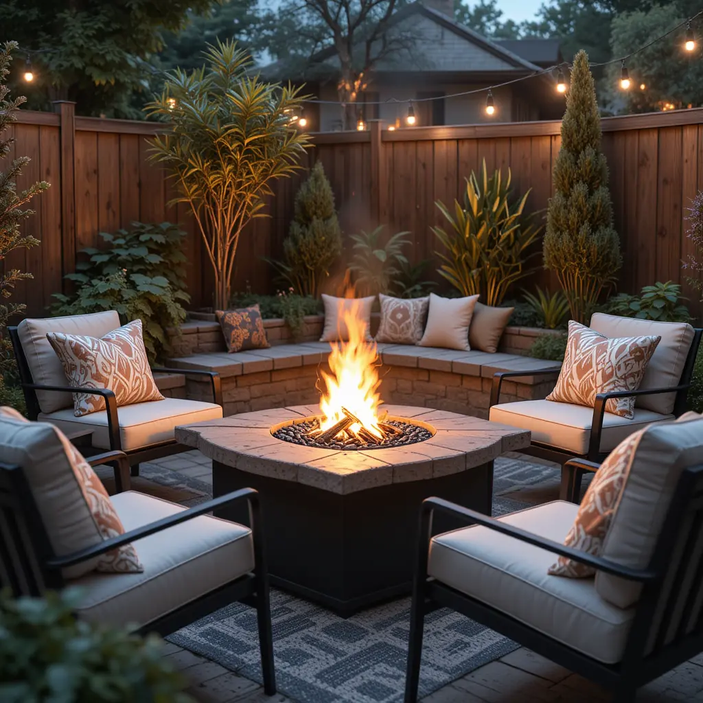 Incorporate a Fire Pit for Cozy Nights