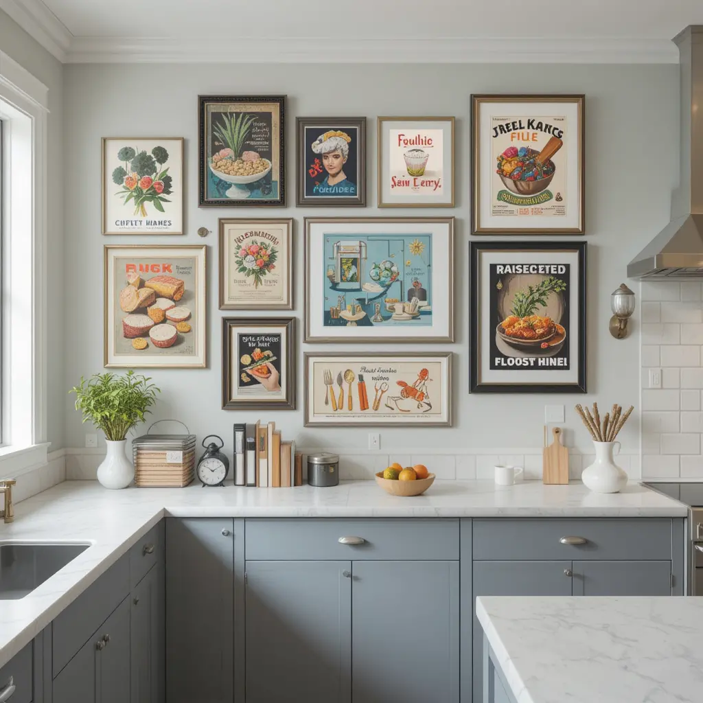 Incorporate a Gallery of Framed Prints