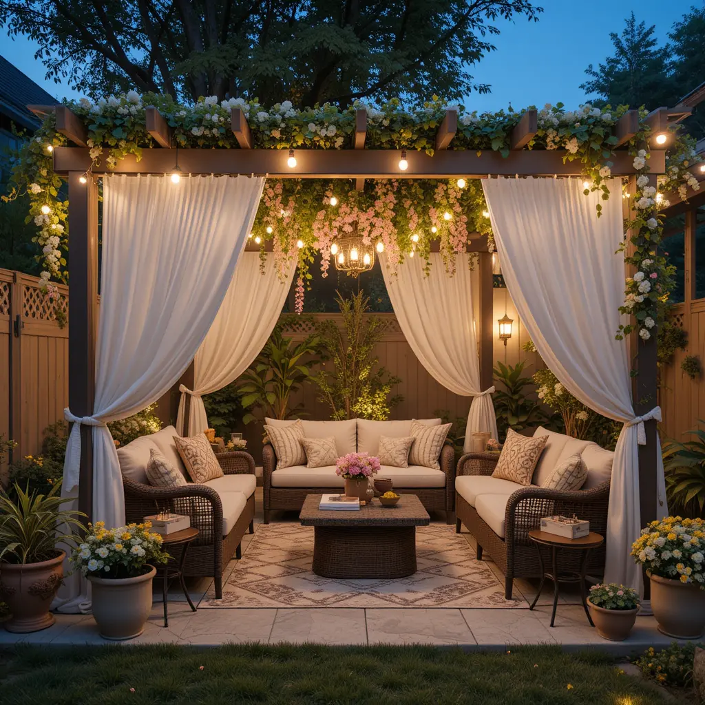 Incorporate a Pergola for Shade and Elegance