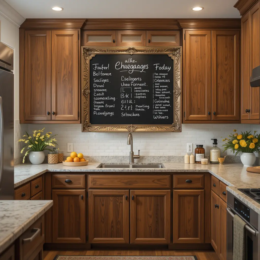 Install a Chalkboard or Corkboard for Functionality