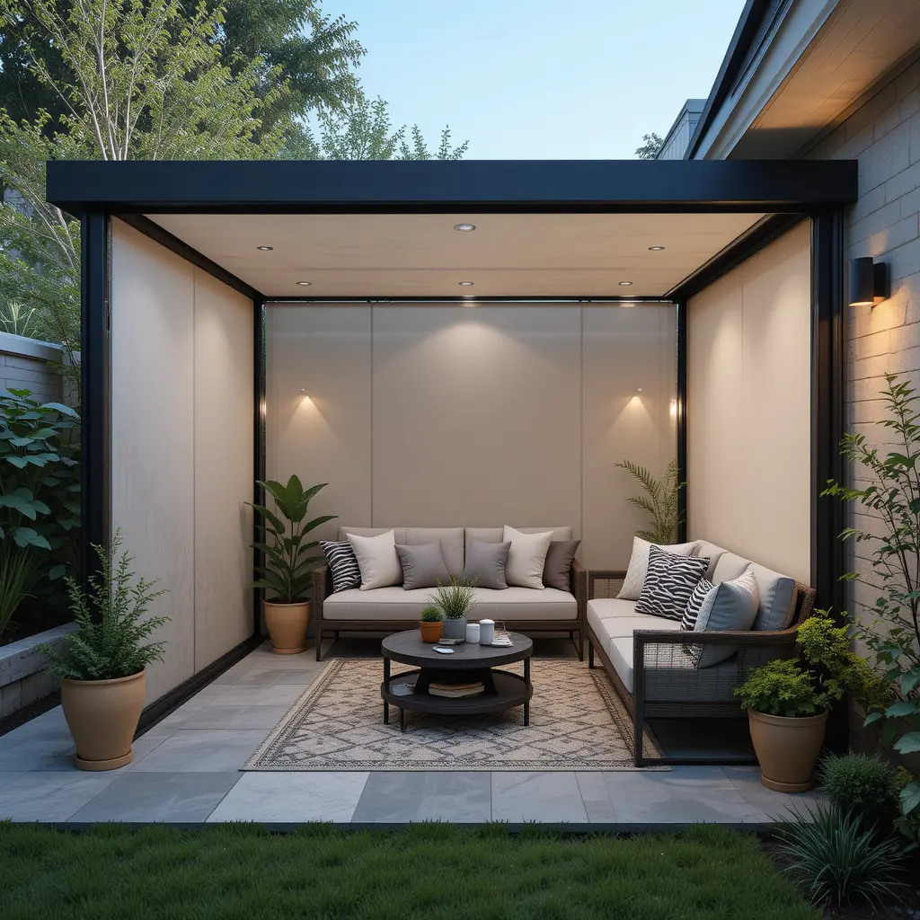 Install a Retractable Privacy Screen for Flexibility