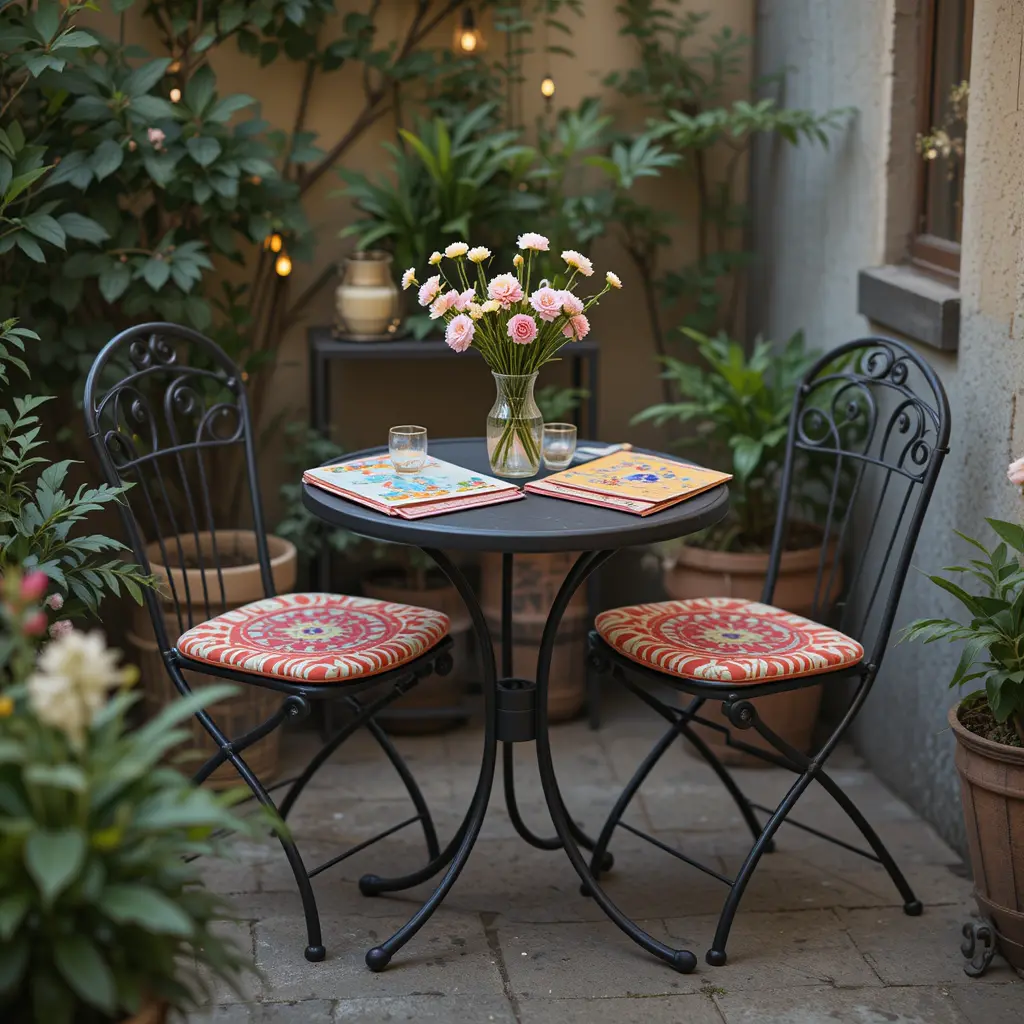 Introduce an Outdoor Dining Nook with Bistro Chairs