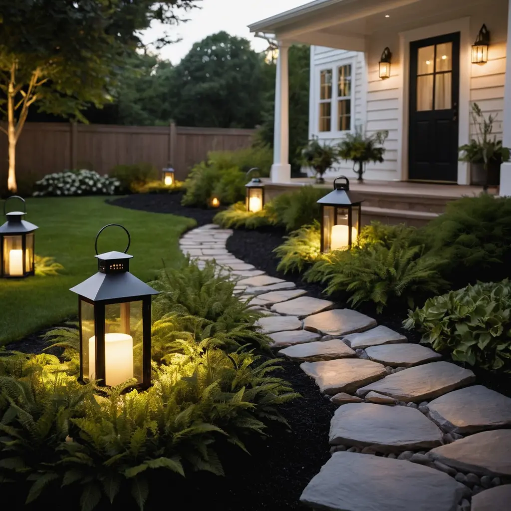 Lanterns on the Ground