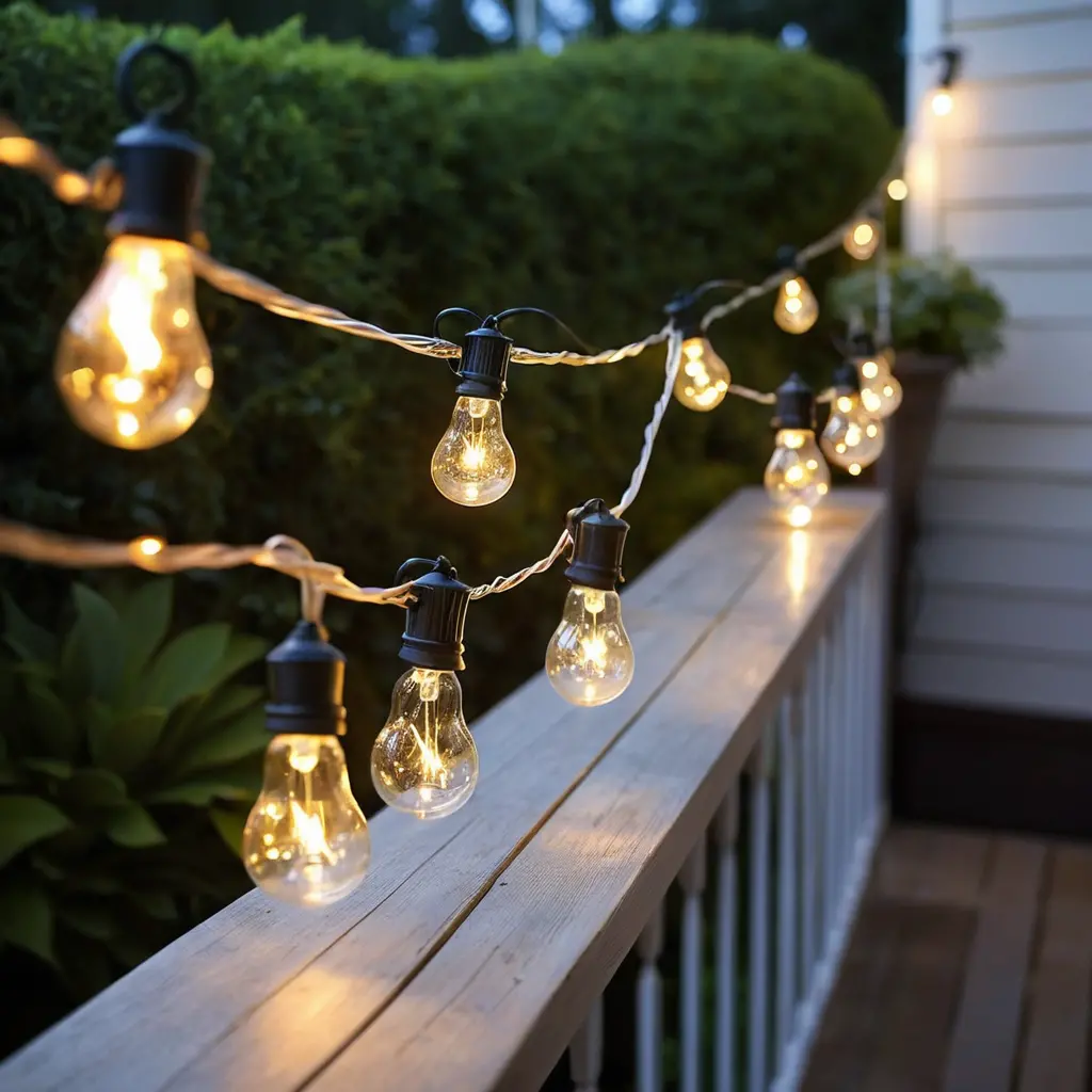 Mini LED Fairy Lights Inside Clear Bulbs for a Unique Twist