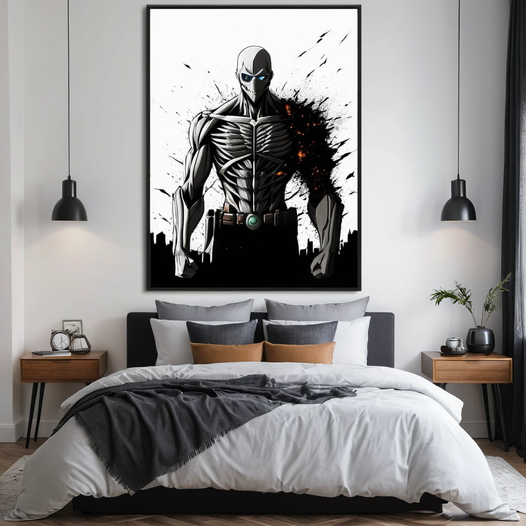 Minimalist Attack on Titan Wall Art