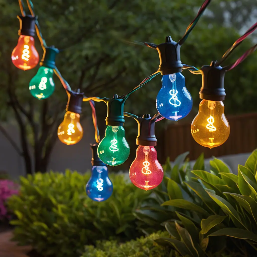 Multi-Colored LED Bulbs for a Fun, Festive Look