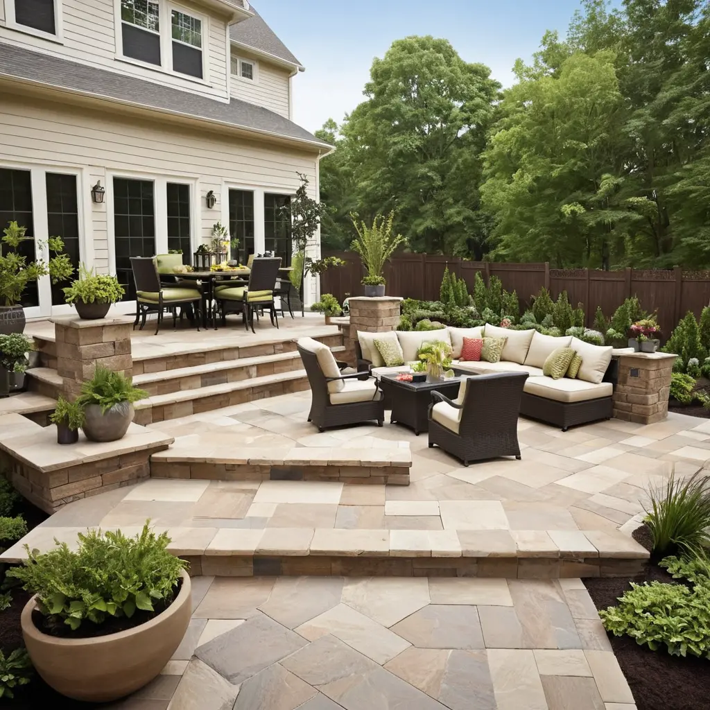 Multi-Level Patio with Zoning