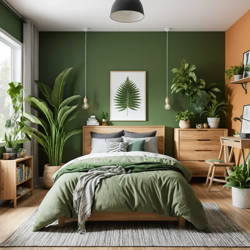 Nature-Inspired Bedroom