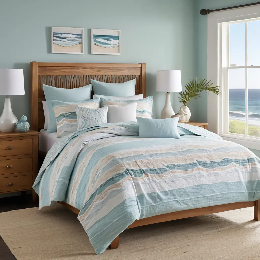 Ocean-Inspired Bedding