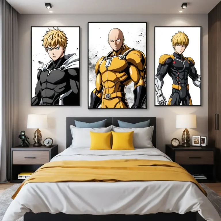 One Punch Man Comic-Inspired Room