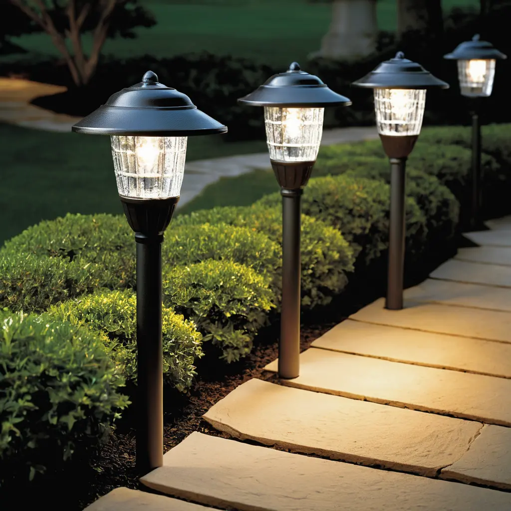 Pathway Lights with Rainproof Covers for Durability